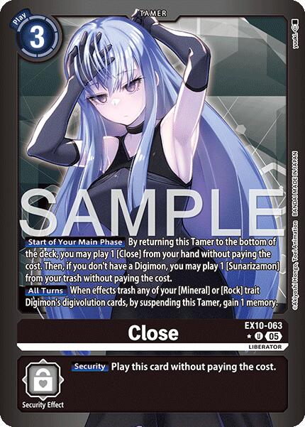 Close [EX10-063] (Limited Foil) [Sinister Order] | Black Swamp Games