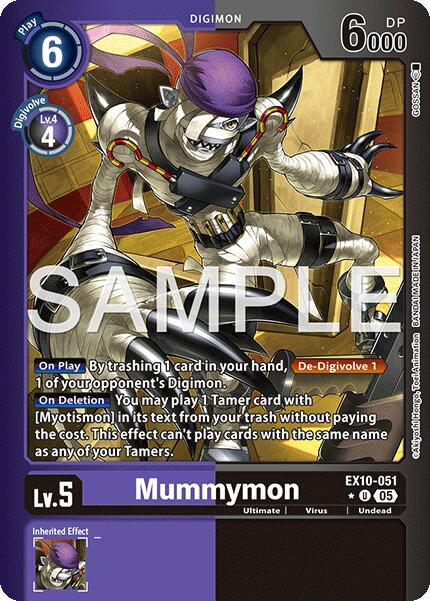 Mummymon [EX10-051] (Limited Foil) [Sinister Order] | Black Swamp Games