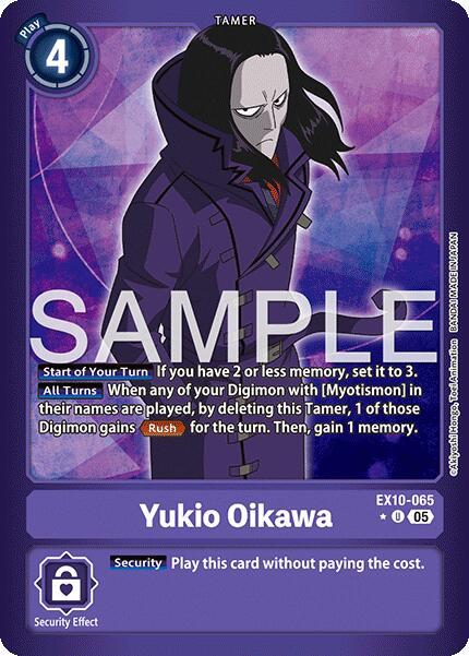Yukio Oikawa [EX10-065] (Limited Foil) [Sinister Order] | Black Swamp Games