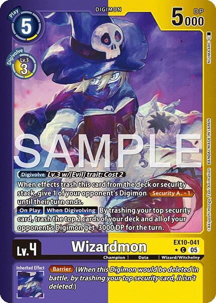 Wizardmon [EX10-041] (Limited Foil) [Sinister Order] | Black Swamp Games