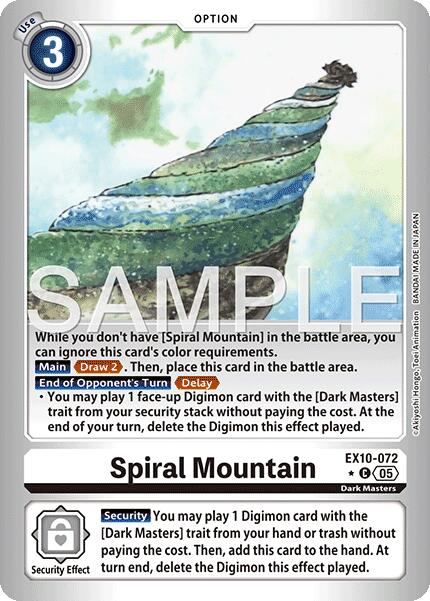 Spiral Mountain [EX10-072] (Limited Foil) [Sinister Order] | Black Swamp Games