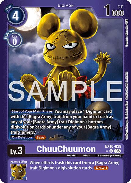 ChuuChuumon [EX10-039] (Limited Foil) [Sinister Order] | Black Swamp Games