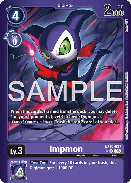 Impmon [EX10-037] (Limited Foil) [Sinister Order] | Black Swamp Games