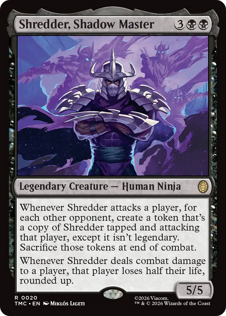Shredder, Shadow Master [Teenage Mutant Ninja Turtles Commander] | Black Swamp Games