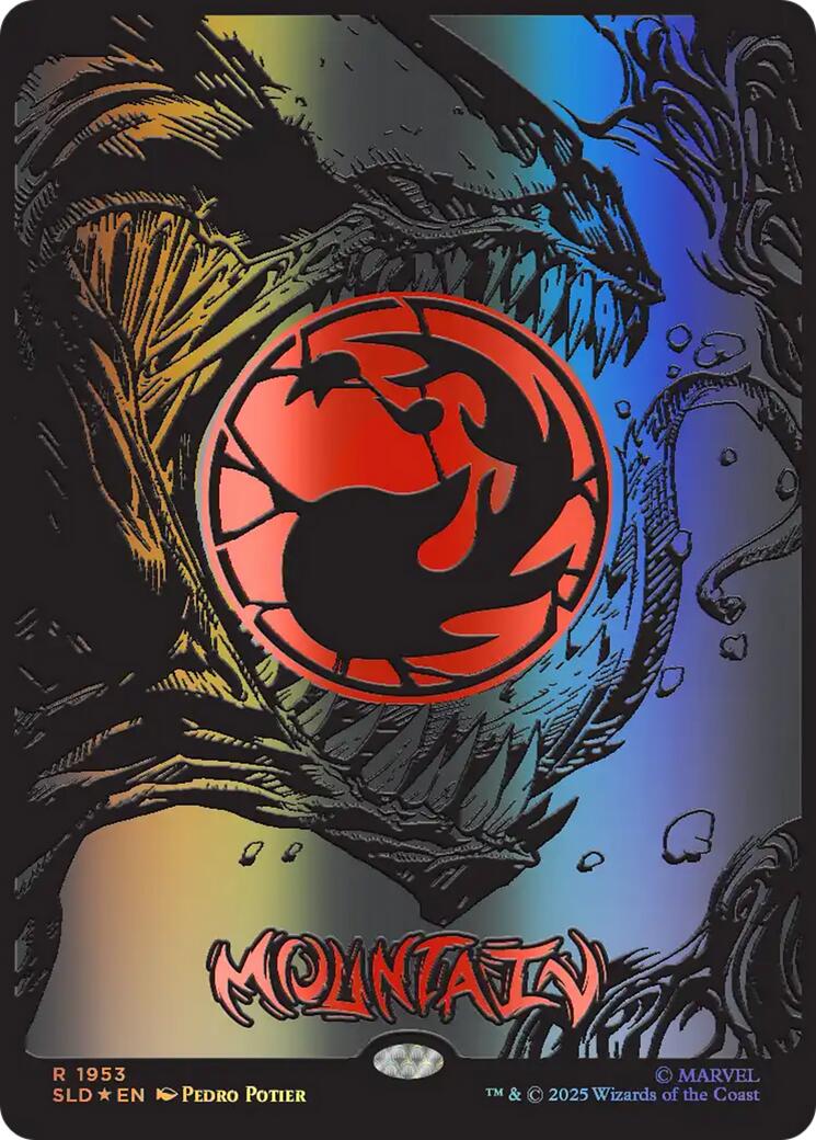Mountain (1953) (Raised Foil) [Secret Lair Drop Series] | Black Swamp Games
