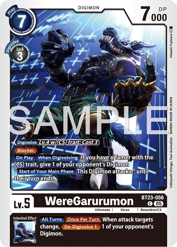 WereGarurumon [BT23-056] [Hackers' Slumber] | Black Swamp Games