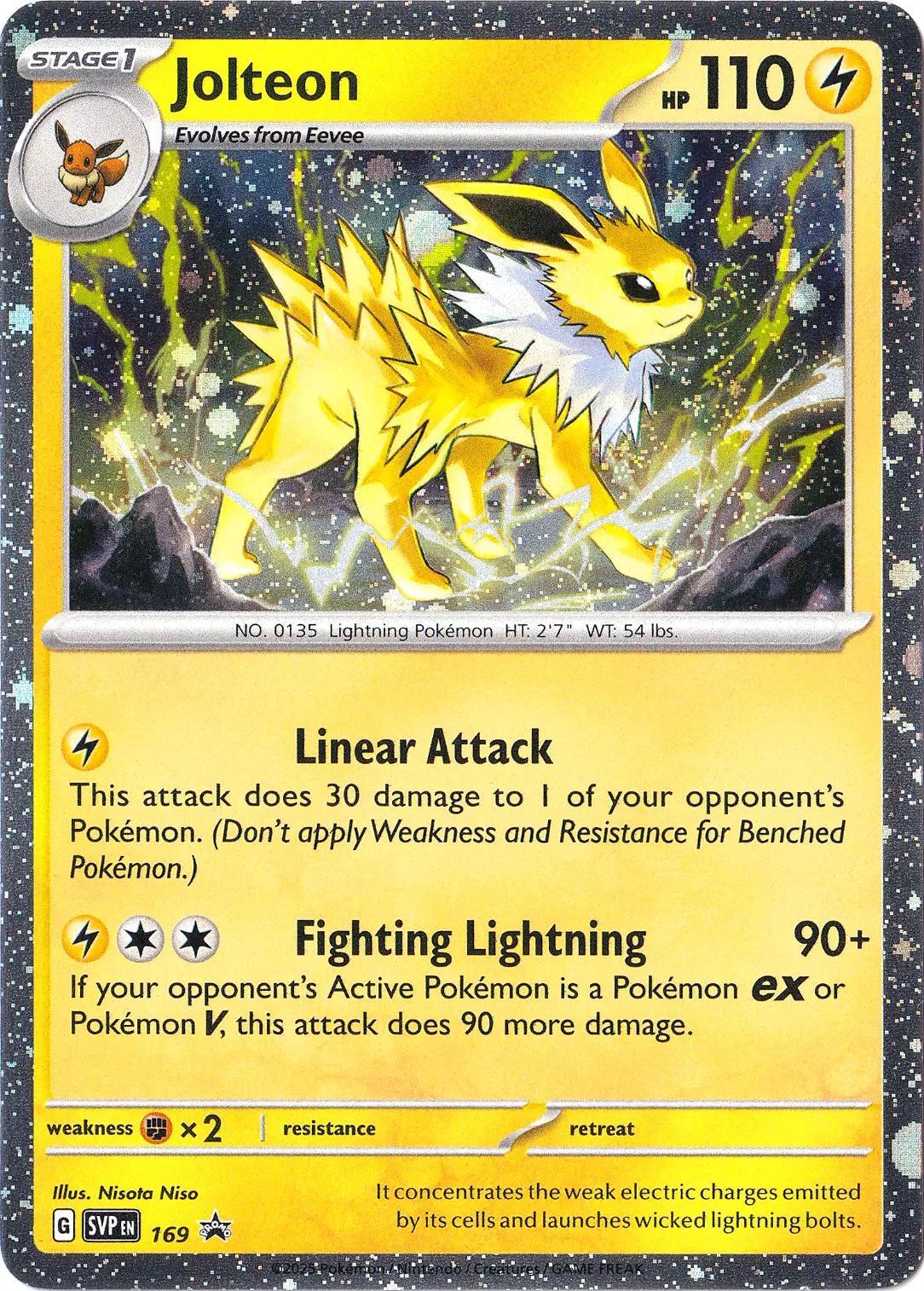 Jolteon (169) (Cosmos Holo) [Scarlet & Violet: Black Star Promos] | Black Swamp Games
