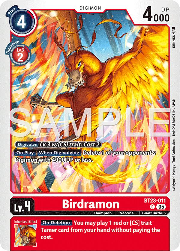 Birdramon [BT23-011] [Hackers' Slumber] | Black Swamp Games