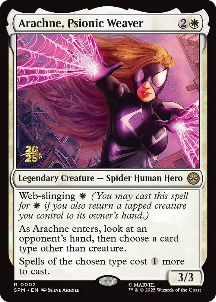 Arachne, Psionic Weaver [Marvel's Spider-Man Prerelease Promos] | Black Swamp Games