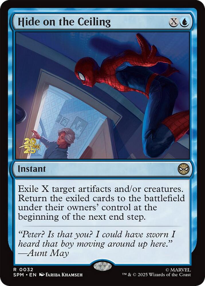 Hide on the Ceiling [Marvel's Spider-Man Prerelease Promos] | Black Swamp Games