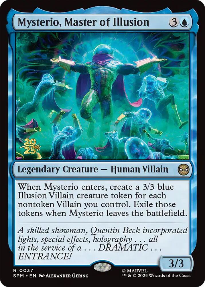 Mysterio, Master of Illusion [Marvel's Spider-Man Prerelease Promos] | Black Swamp Games