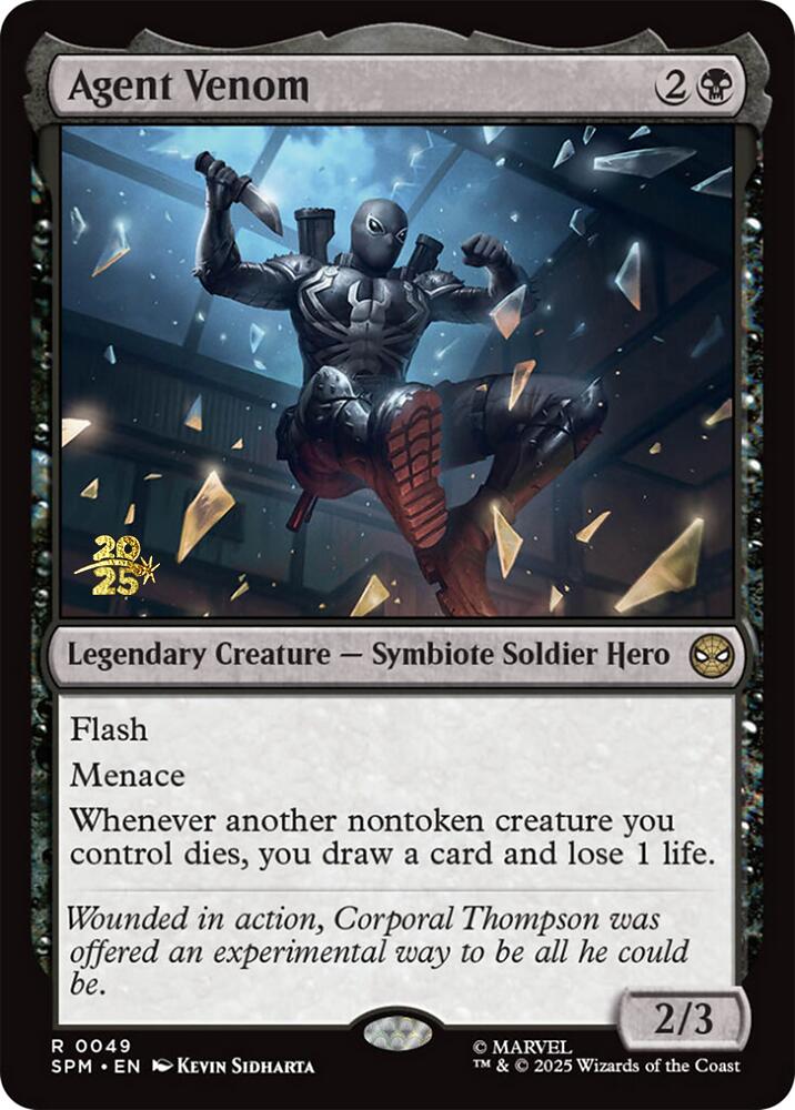 Agent Venom [Marvel's Spider-Man Prerelease Promos] | Black Swamp Games