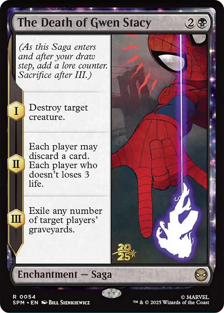 The Death of Gwen Stacy [Marvel's Spider-Man Prerelease Promos] | Black Swamp Games
