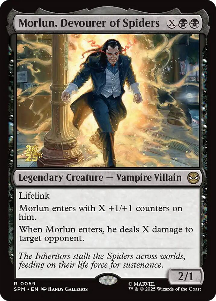 Morlun, Devourer of Spiders [Marvel's Spider-Man Prerelease Promos] | Black Swamp Games