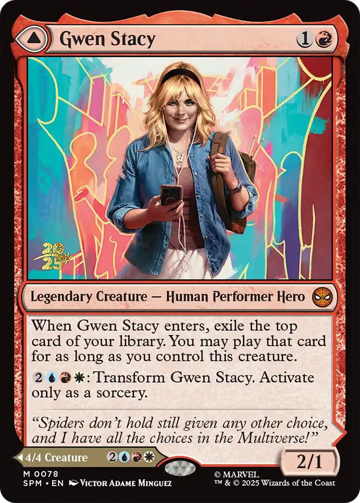 Gwen Stacy // Ghost-Spider [Marvel's Spider-Man Prerelease Promos] | Black Swamp Games
