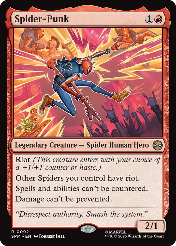 Spider-Punk [Marvel's Spider-Man Prerelease Promos] | Black Swamp Games