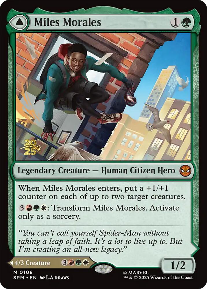 Miles Morales // Ultimate Spider-Man [Marvel's Spider-Man Prerelease Promos] | Black Swamp Games
