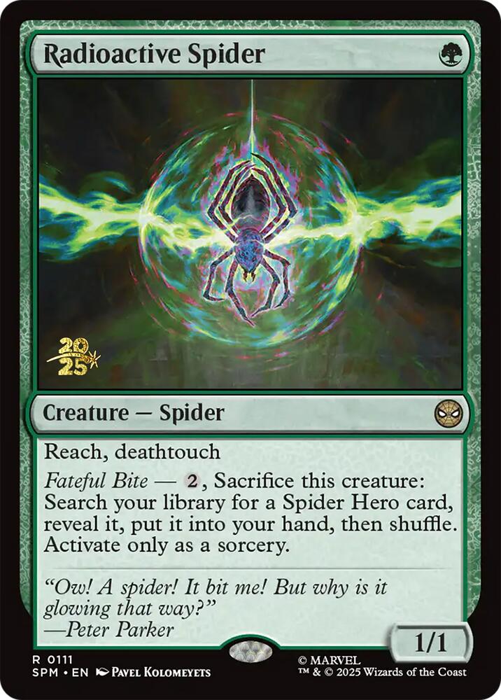 Radioactive Spider [Marvel's Spider-Man Prerelease Promos] | Black Swamp Games