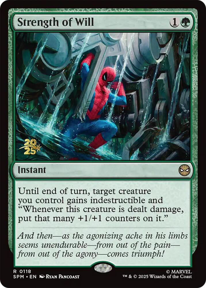 Strength of Will [Marvel's Spider-Man Prerelease Promos] | Black Swamp Games