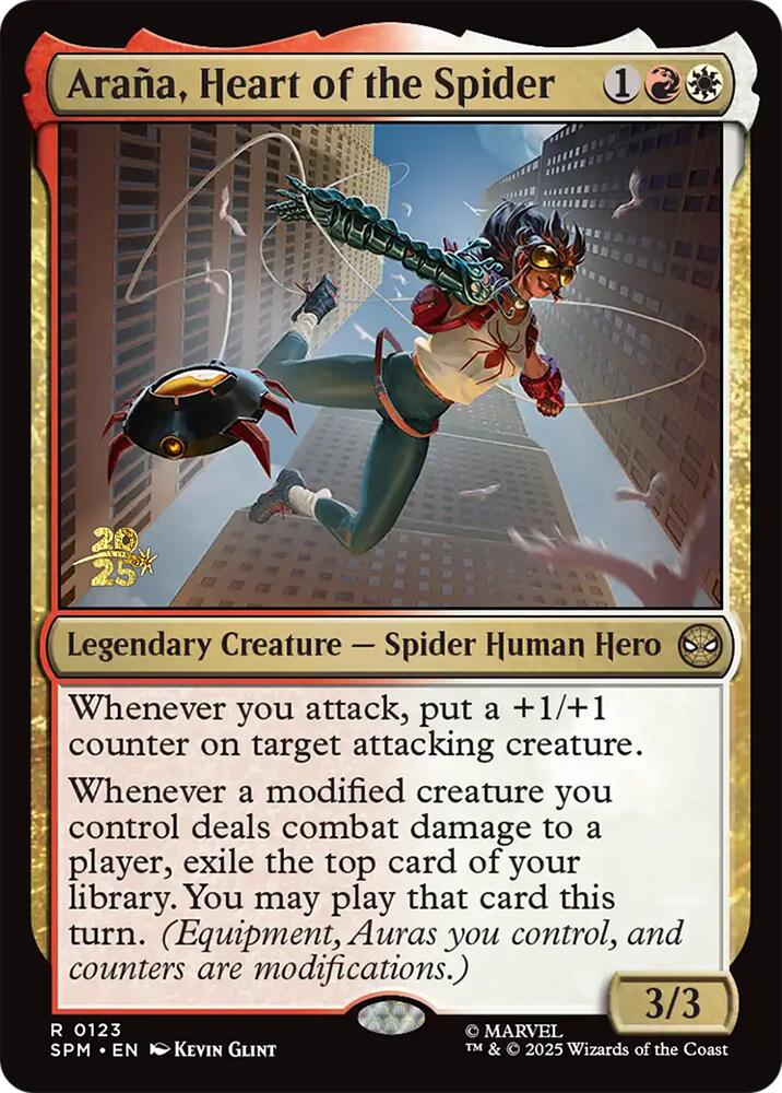 Arana, Heart of the Spider [Marvel's Spider-Man Prerelease Promos] | Black Swamp Games