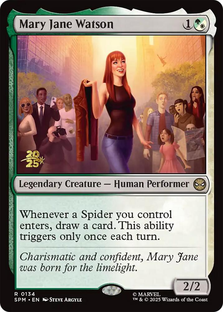 Mary Jane Watson [Marvel's Spider-Man Prerelease Promos] | Black Swamp Games