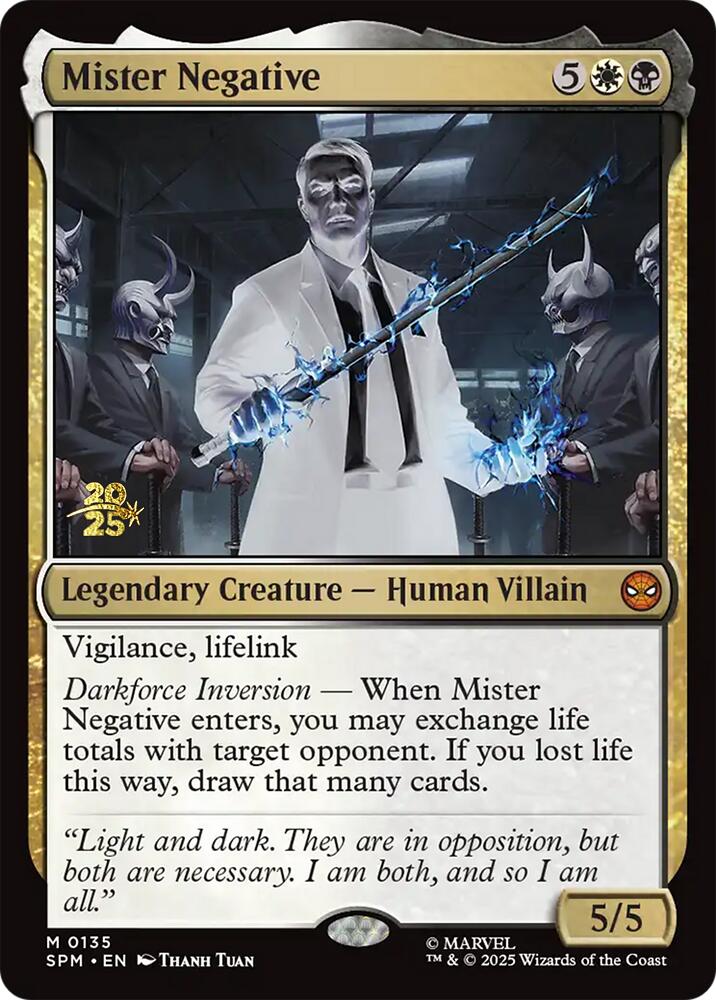 Mister Negative [Marvel's Spider-Man Prerelease Promos] | Black Swamp Games