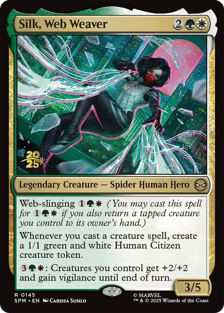 Silk, Web Weaver [Marvel's Spider-Man Prerelease Promos] | Black Swamp Games