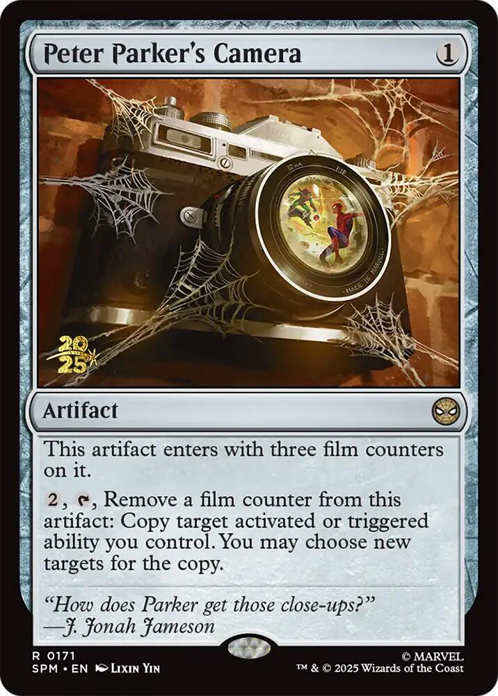Peter Parker's Camera [Marvel's Spider-Man Prerelease Promos] | Black Swamp Games