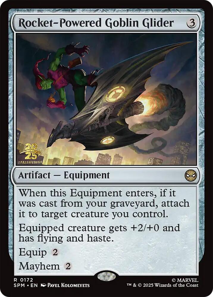 Rocket-Powered Goblin Glider [Marvel's Spider-Man Prerelease Promos] | Black Swamp Games