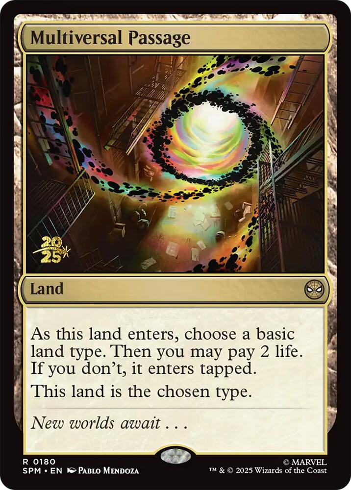 Multiversal Passage [Marvel's Spider-Man Prerelease Promos] | Black Swamp Games