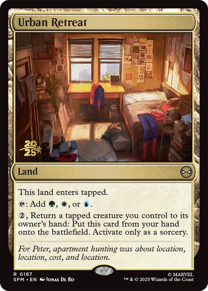 Urban Retreat [Marvel's Spider-Man Prerelease Promos] | Black Swamp Games