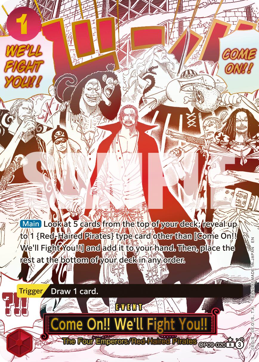 Come On!! We'll Fight You!! (Alternate Art) [Premium Booster -The Best- Vol. 2] | Black Swamp Games