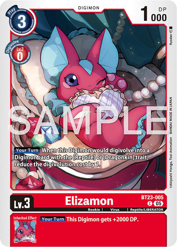 Elizamon [BT23-005] [Hackers' Slumber] | Black Swamp Games