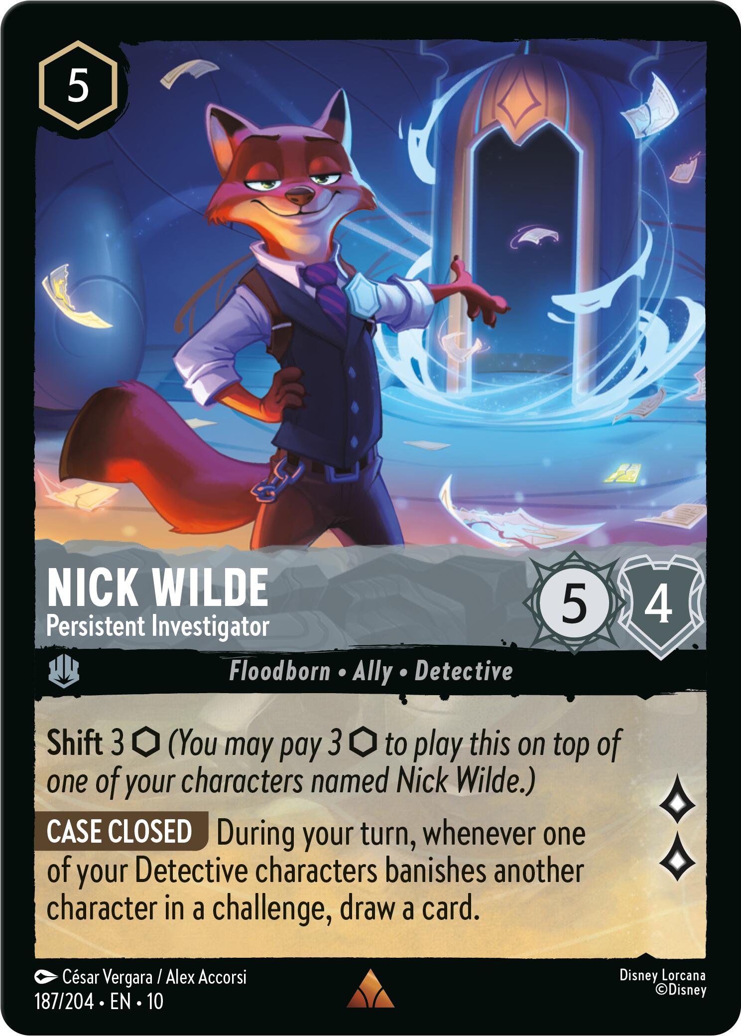 Nick Wilde - Persistent Investigator (187/204) [Whispers in the Well] | Black Swamp Games