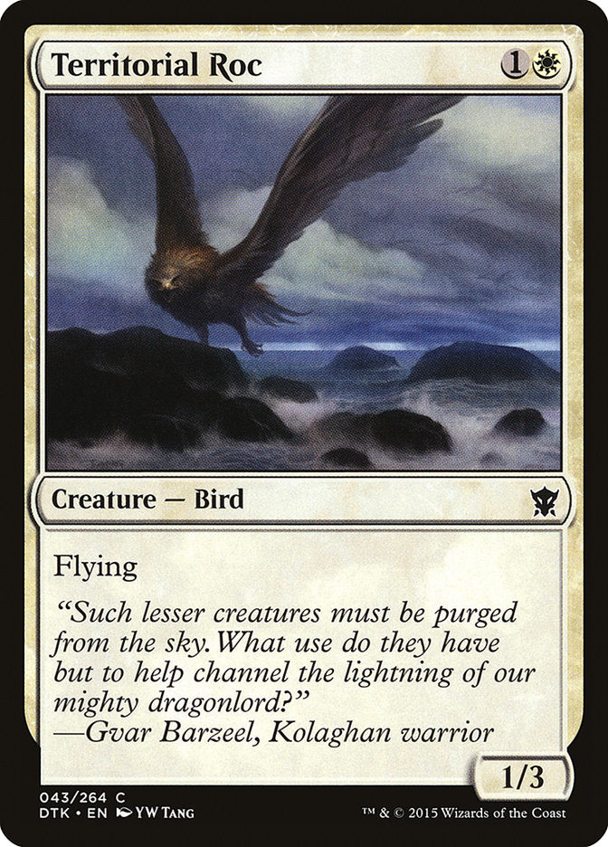 Territorial Roc [Dragons of Tarkir] | Black Swamp Games