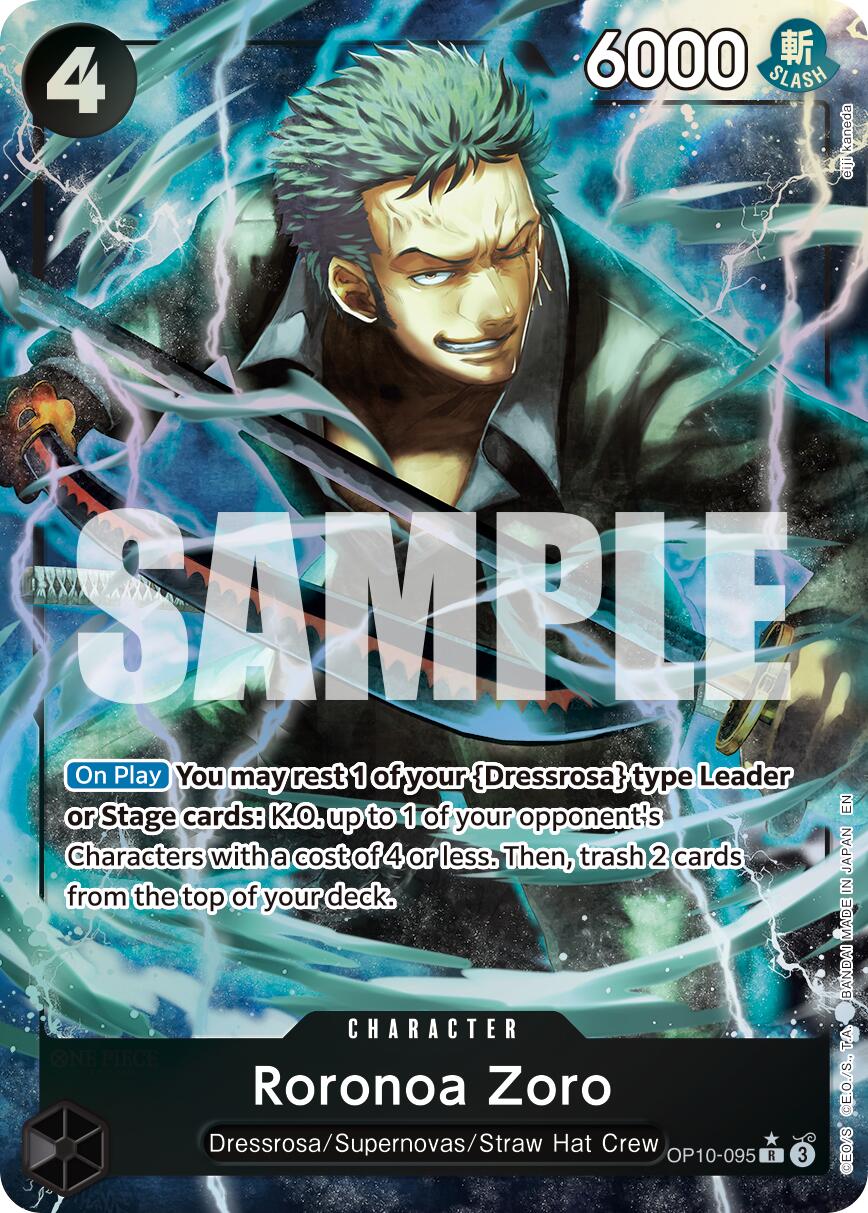 Roronoa Zoro (OP10-095) (Alternate Art) [Premium Booster -The Best- Vol. 2] | Black Swamp Games