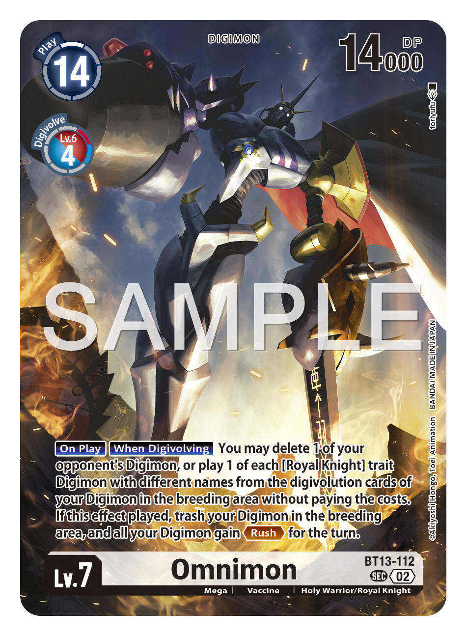 Omnimon [BT13-112] [Limited Card Pack -Another Knight-] | Black Swamp Games