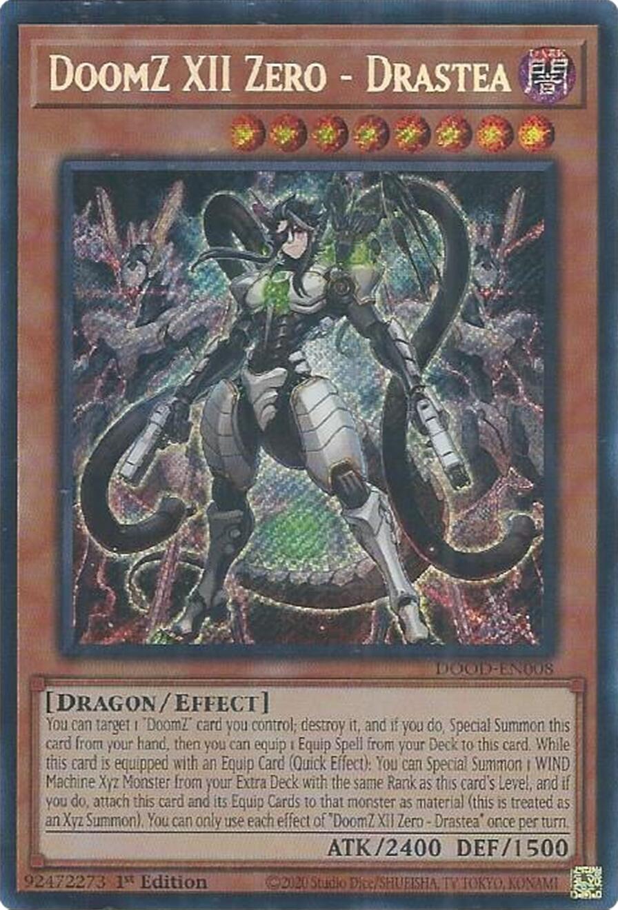 DoomZ XII Zero - Drastea [DOOD-EN008] Secret Rare | Black Swamp Games