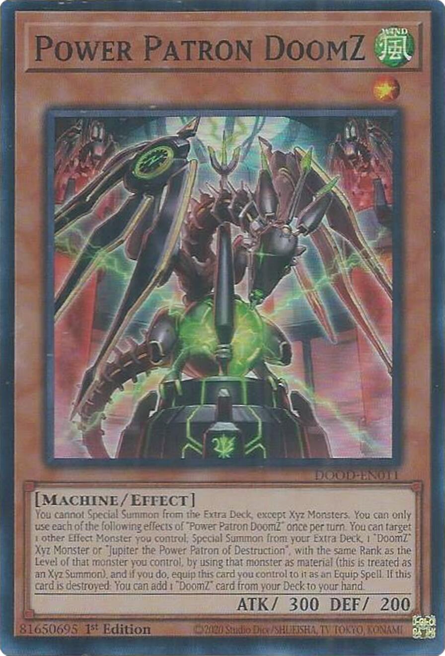 Power Patron DoomZ [DOOD-EN011] Super Rare | Black Swamp Games