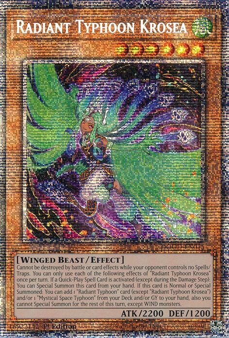 Radiant Typhoon Krosea (Starlight Rare) [DOOD-EN015] Starlight Rare | Black Swamp Games