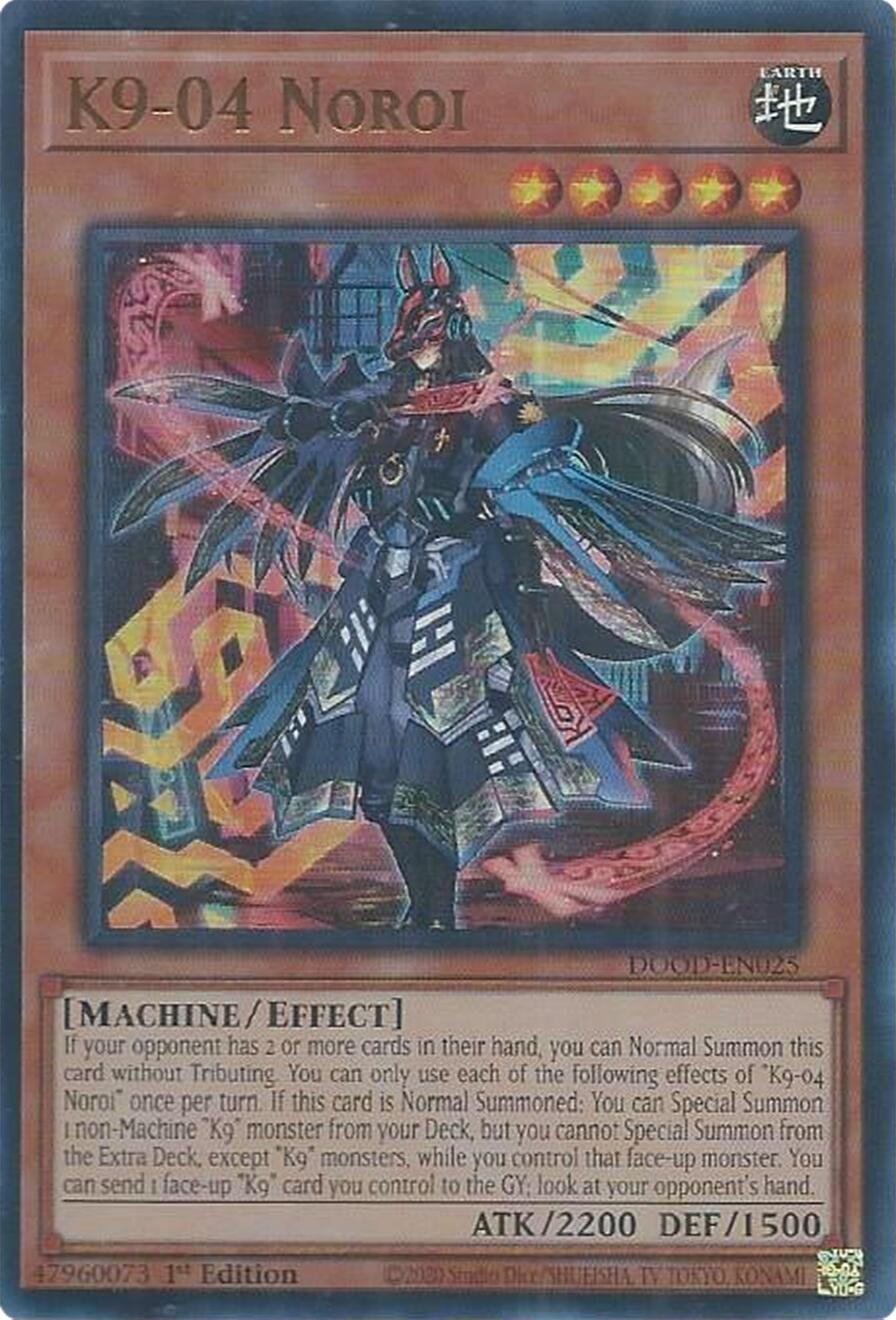 K9-04 Noroi [DOOD-EN025] Ultra Rare | Black Swamp Games