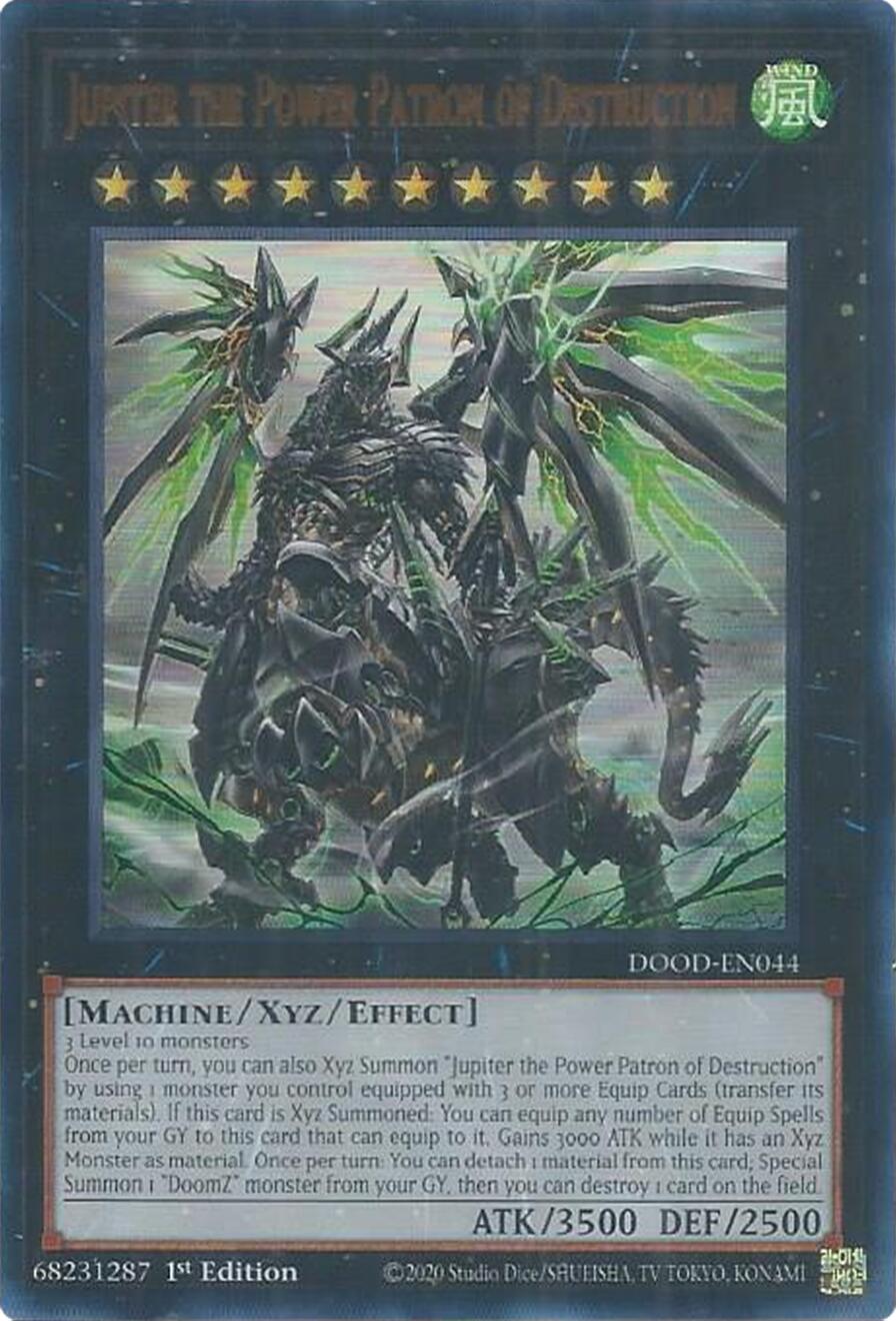 Jupiter the Power Patron of Destruction [DOOD-EN044] Ultra Rare | Black Swamp Games