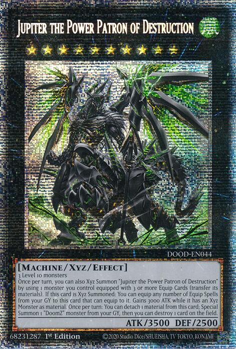 Jupiter the Power Patron of Destruction (Starlight Rare) [DOOD-EN044] Starlight Rare | Black Swamp Games