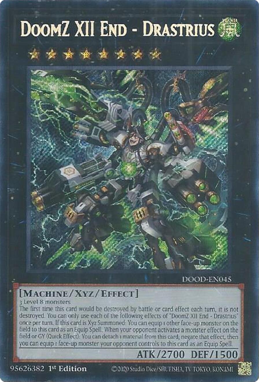 DoomZ XII End - Drastrius [DOOD-EN045] Secret Rare | Black Swamp Games