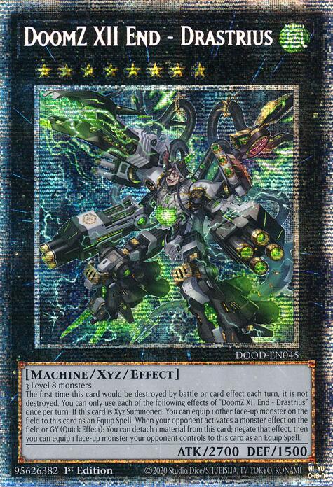 DoomZ XII End - Drastrius (Starlight Rare) [DOOD-EN045] Starlight Rare | Black Swamp Games