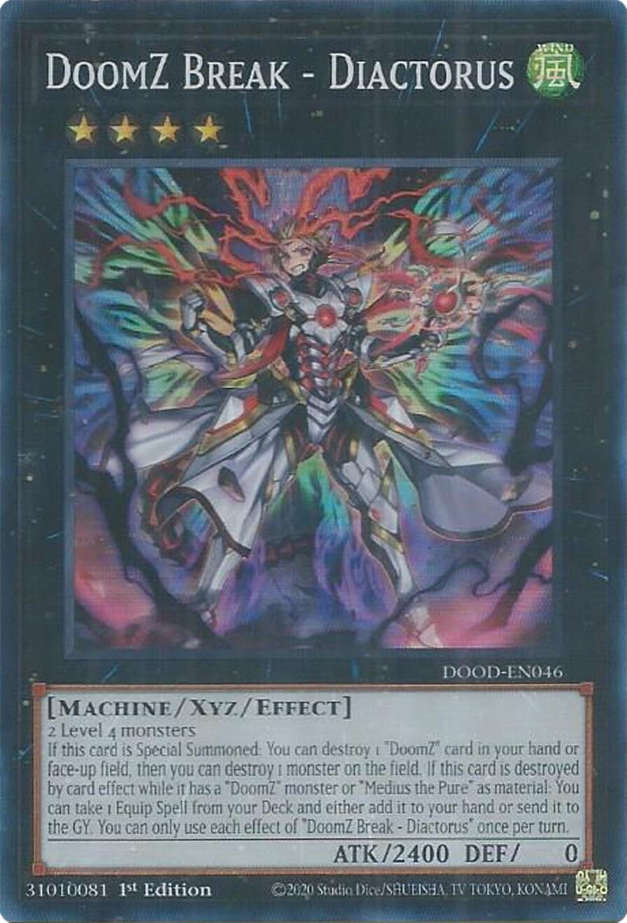DoomZ Break - Diactorus [DOOD-EN046] Super Rare | Black Swamp Games