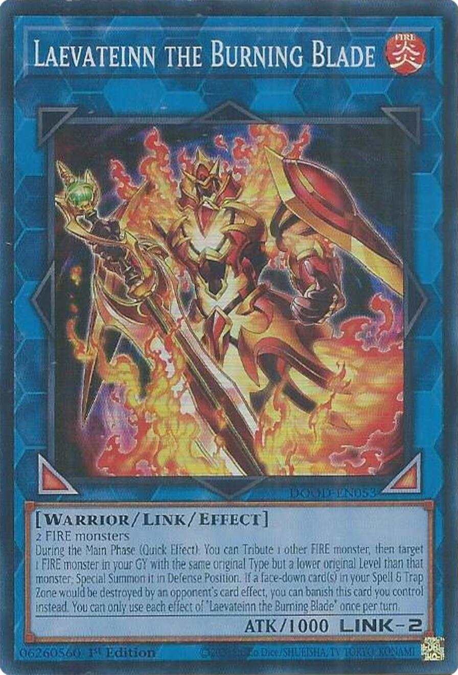 Laevateinn the Burning Blade [DOOD-EN053] Super Rare | Black Swamp Games