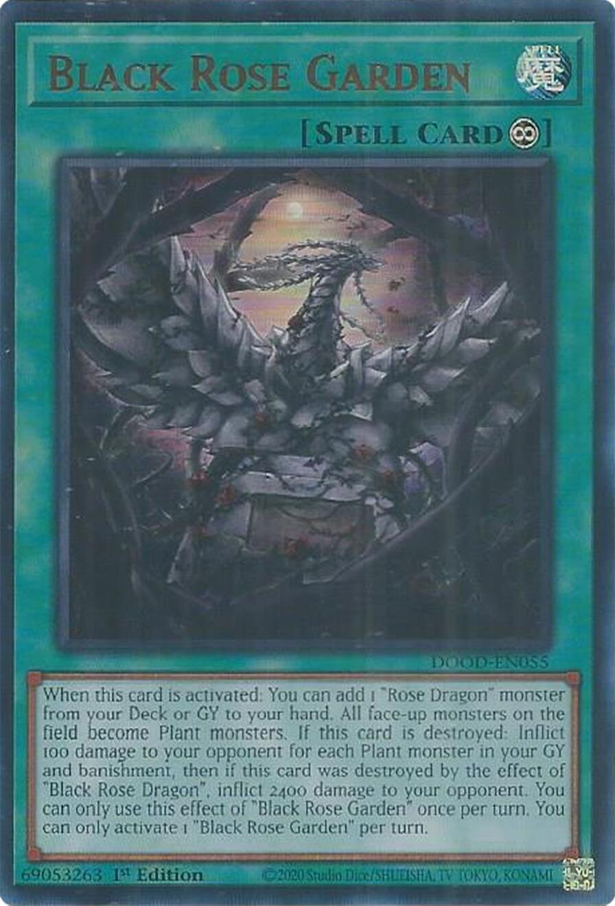 Black Rose Garden [DOOD-EN055] Ultra Rare | Black Swamp Games