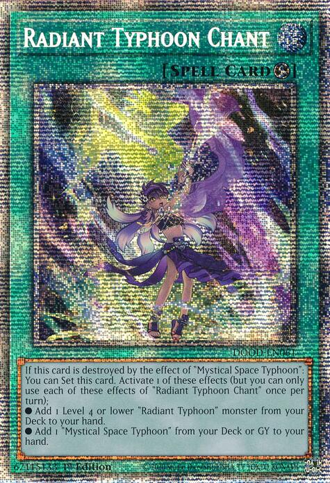 Radiant Typhoon Chant (Starlight Rare) [DOOD-EN061] Starlight Rare | Black Swamp Games