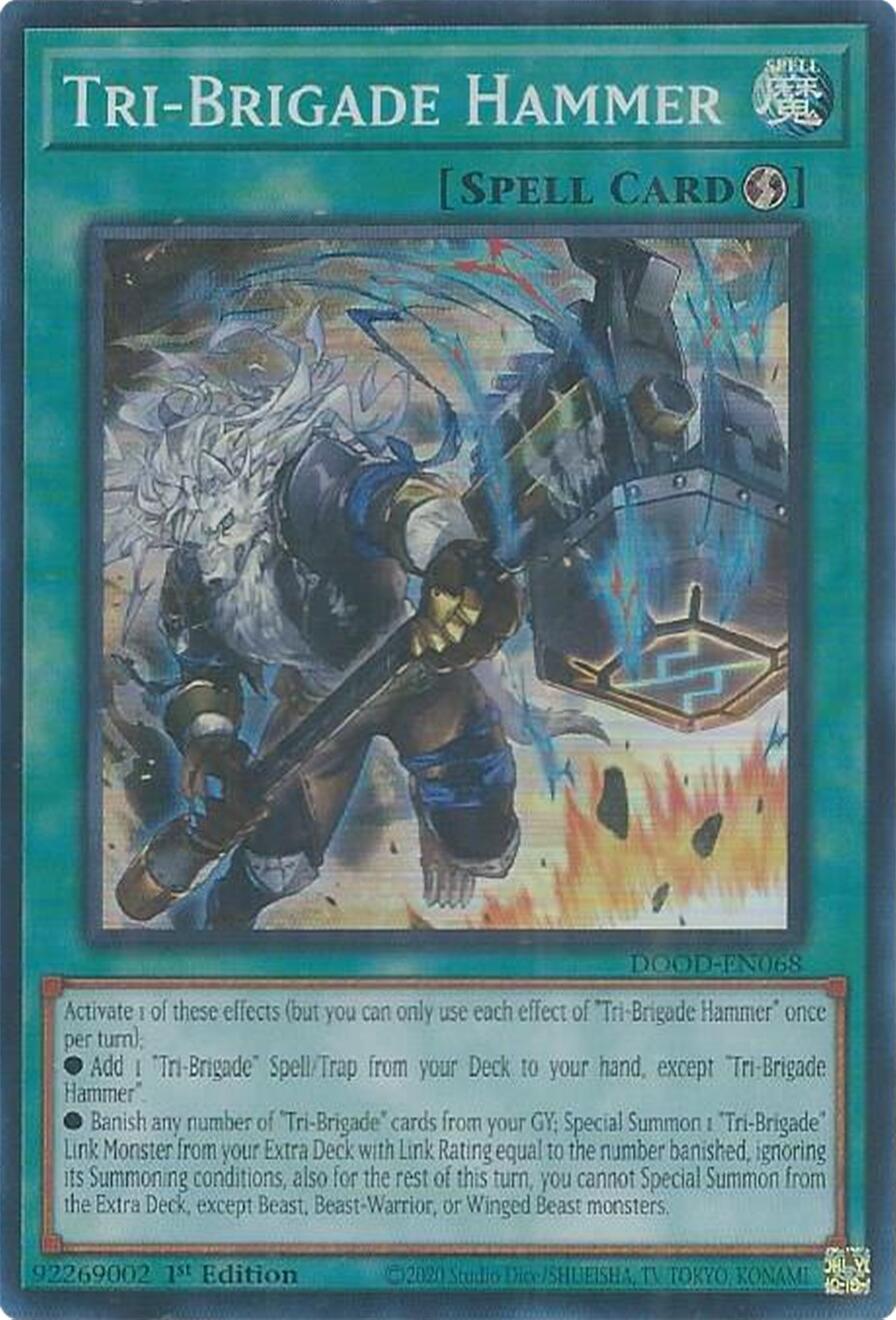 Tri-Brigade Hammer [DOOD-EN068] Super Rare | Black Swamp Games
